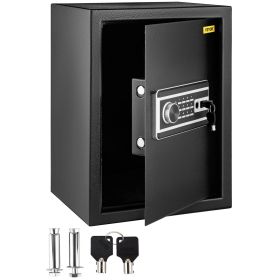 VEVOR Safe Box, 2.1 CU.FT Fingerprint Safe Box for Money w/ 2 Keys & Digital Keypad, Q235 Steel Safe Box for Storing Cash, Jewelry, Pistols, Docu VEVOR Safe Box, 2.1 CU.FT Fingerprint Safe Box for Money w/ 2 Keys & Digital Keypad, Q235 Steel Safe Box for Storing Cash, Jewelry, Pistols, Docu